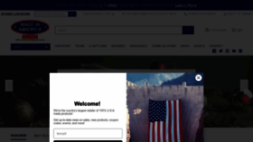 What Madeinamericastore.com website looked like in 2023 (1 year ago)