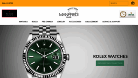 What Manfredijewels.com website looked like in 2023 (1 year ago)
