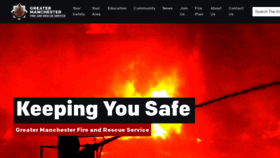 What Manchesterfire.gov.uk website looked like in 2023 (1 year ago)