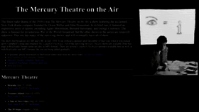 What Mercurytheatre.info website looked like in 2023 (1 year ago)