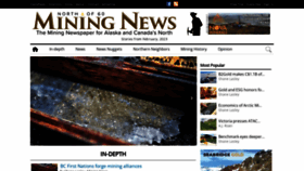 What Miningnewsnorth.com website looked like in 2023 (1 year ago)