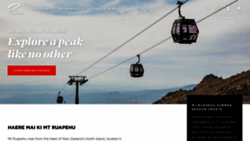 What Mtruapehu.com website looked like in 2023 (1 year ago)