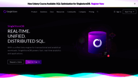 What Memsql.com website looked like in 2023 (1 year ago)