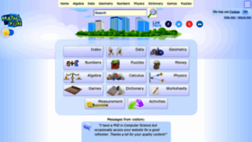 What Mathisfun.com website looked like in 2023 (1 year ago)