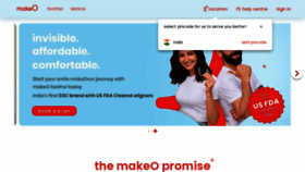 What Makeo.app website looked like in 2023 (1 year ago)