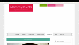 What Mommysavers.com website looked like in 2023 (1 year ago)