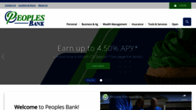 What Mypeoples.bank website looked like in 2023 (1 year ago)