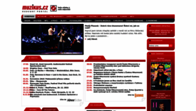 What Muzikus.cz website looked like in 2023 (1 year ago)