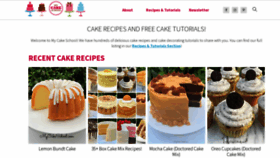 What Mycakeschool.com website looked like in 2023 (1 year ago)