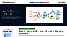 What Mindmapping.com website looked like in 2023 (1 year ago)