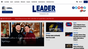 What Myleaderpaper.com website looked like in 2023 (1 year ago)