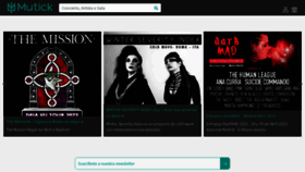 What Mutick.com website looked like in 2023 (2 years ago)