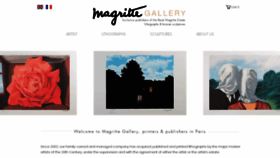 What Magrittegallery.com website looked like in 2023 (1 year ago)