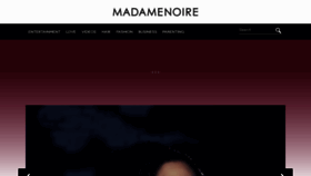 What Madamenoire.com website looked like in 2023 (1 year ago)