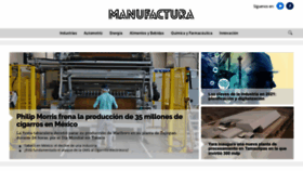 What Manufactura.mx website looked like in 2023 (1 year ago)