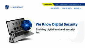 What Mediatrust.com website looked like in 2023 (1 year ago)