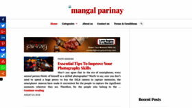 What Mangalparinay.com website looked like in 2023 (1 year ago)