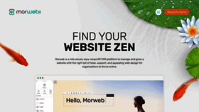 What Morweb.org website looked like in 2023 (1 year ago)