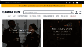 What Marlowwhite.com website looked like in 2023 (1 year ago)