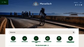 What Marseille.fr website looked like in 2023 (1 year ago)