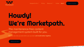 What Marketpath.com website looked like in 2023 (1 year ago)