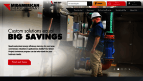What Midamericanenergy.com website looked like in 2023 (1 year ago)