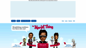 What Morphthing.com website looked like in 2023 (1 year ago)