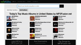 What Mp3fusion.net website looked like in 2023 (1 year ago)