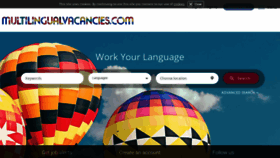 What Multilingualvacancies.com website looked like in 2023 (1 year ago)