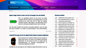 What Macfreak.nl website looked like in 2023 (1 year ago)