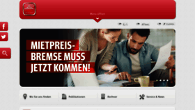 What Mietervereinigung.at website looked like in 2023 (1 year ago)