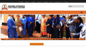 What Mzumbe.ac.tz website looked like in 2023 (1 year ago)