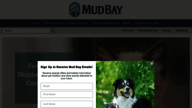 What Mudbay.com website looked like in 2023 (1 year ago)