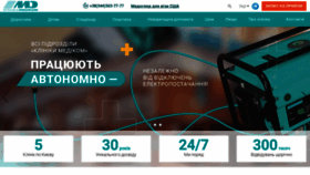 What Medikom.ua website looked like in 2023 (1 year ago)