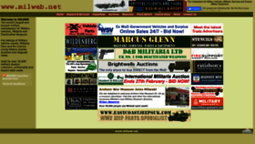 What Milweb.net website looked like in 2023 (1 year ago)