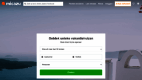 What Micazu.nl website looked like in 2023 (3 years ago)
