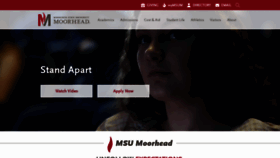 What Mnstate.edu website looked like in 2023 (1 year ago)