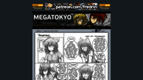 What Megatokyo.com website looked like in 2023 (2 years ago)