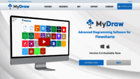 What Mydraw.com website looked like in 2023 (1 year ago)