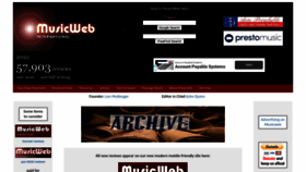 What Musicweb-international.com website looked like in 2023 (1 year ago)