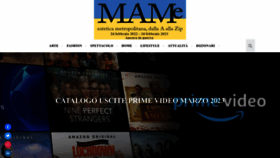 What Mam-e.it website looked like in 2023 (1 year ago)