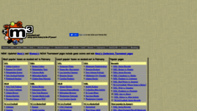 What Mcubed.net website looked like in 2023 (1 year ago)
