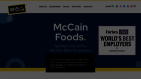 What Mccain.com website looked like in 2023 (1 year ago)