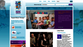 What Musictherapy.org website looked like in 2023 (1 year ago)