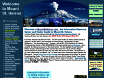 What Mountsthelens.com website looked like in 2023 (1 year ago)