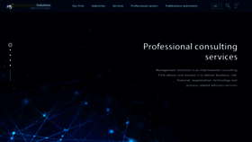 What Managementsolutions.com website looked like in 2023 (1 year ago)