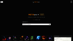 What Metasrc.com website looked like in 2023 (1 year ago)