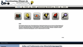 What Maschinenbau-wissen.de website looked like in 2023 (1 year ago)