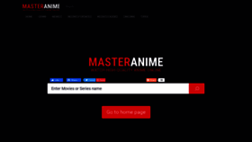 What Masteranime.vip website looked like in 2023 (1 year ago)