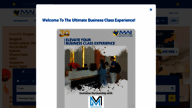 What Maiair.com website looked like in 2023 (2 years ago)